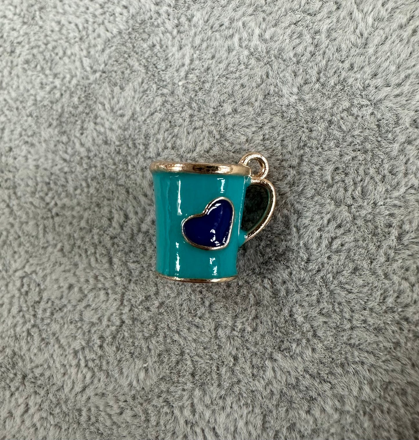 Teal Heart Mug