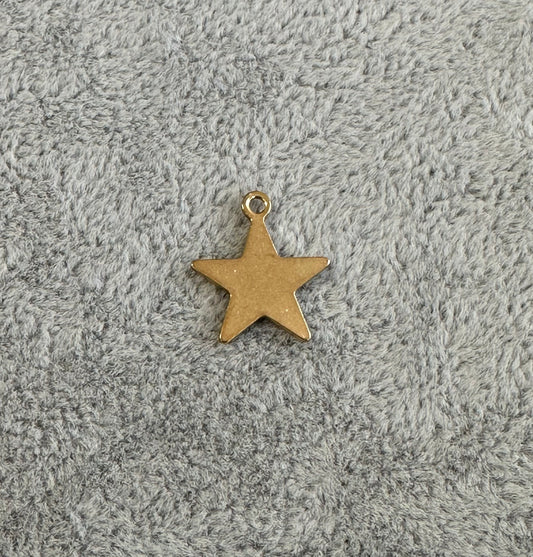 Flat Gold Star