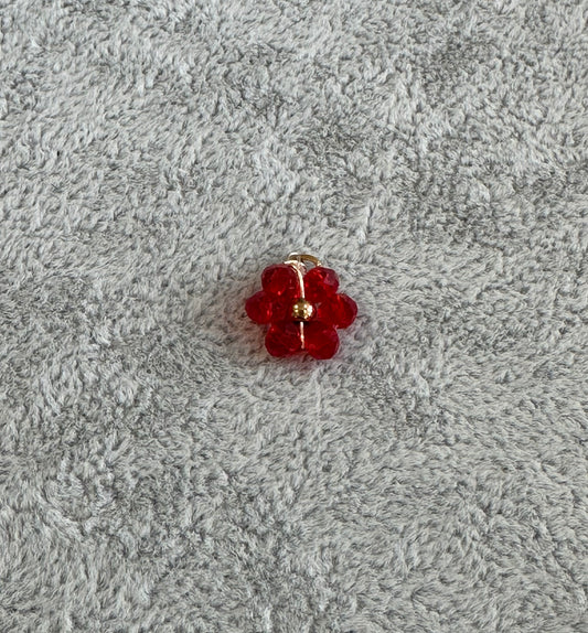 Red Beaded Flower