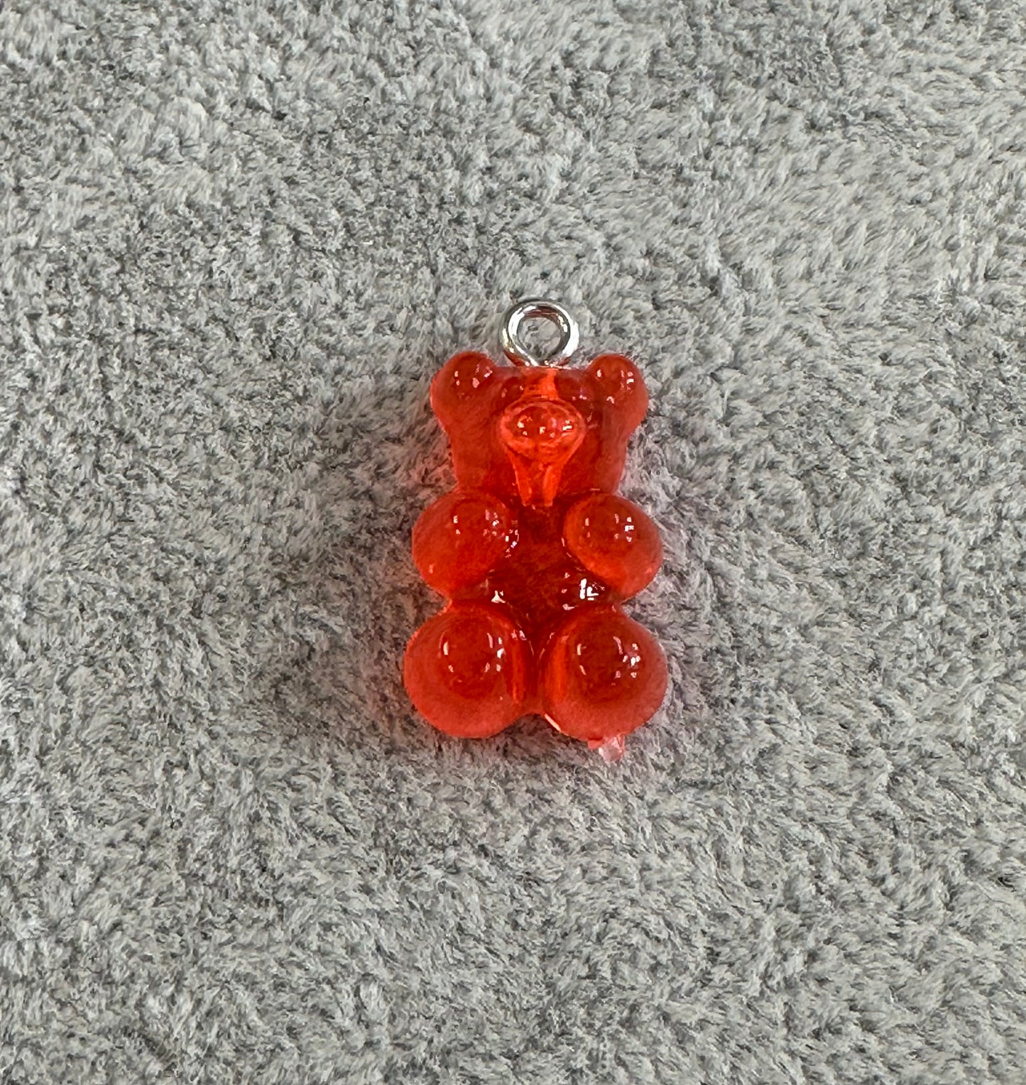 Transparent Red Gummy Bear