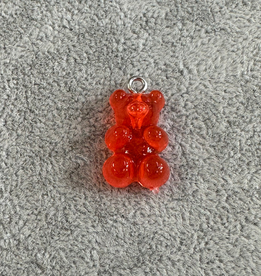 Transparent Red Gummy Bear