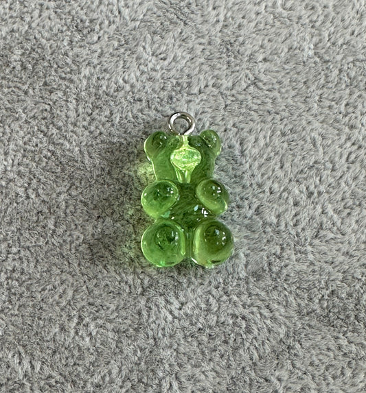 Transparent Green Gummy Bear