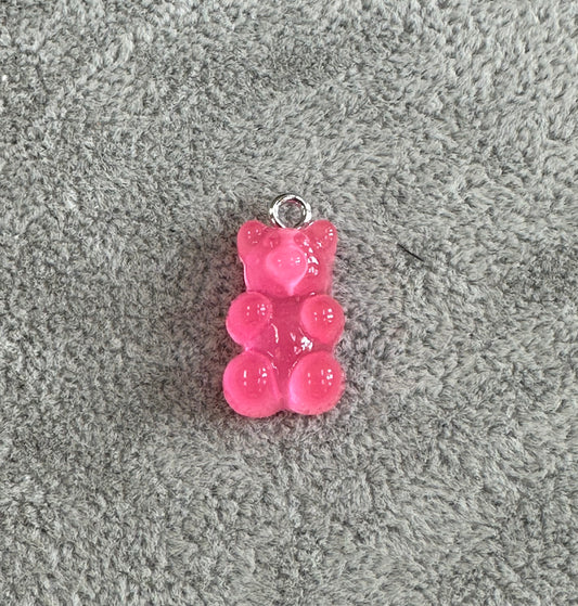 Transparent Pink Gummy Bear
