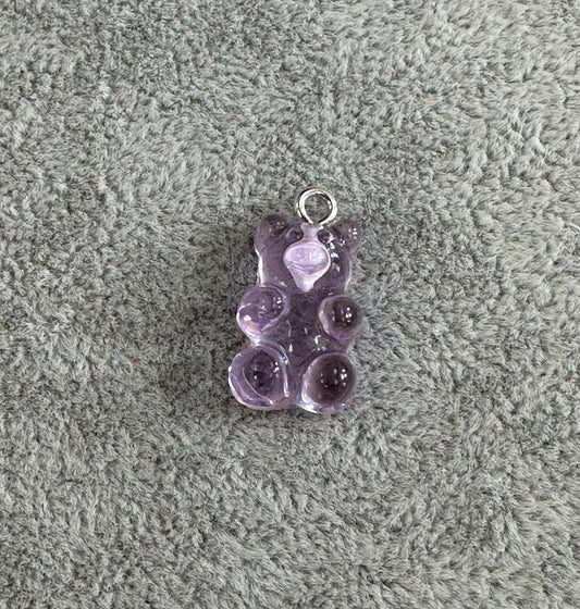 Transparent Purple Gummy Bear