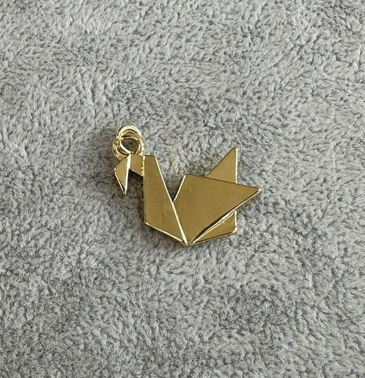 Origami Swan Gold