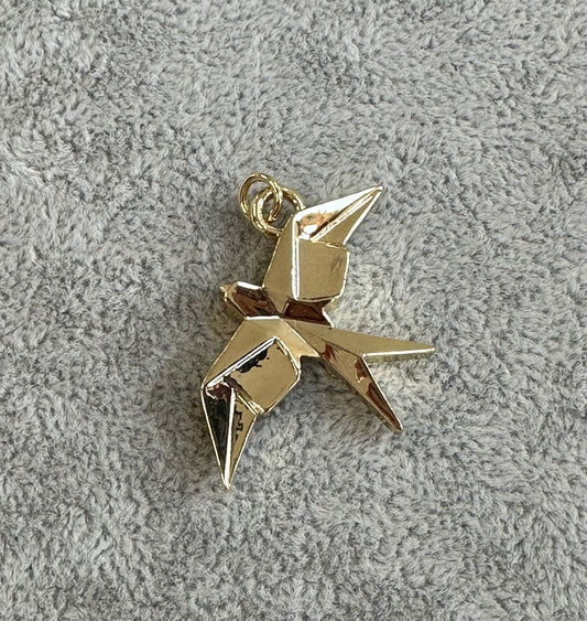 Origami Soaring Bird Gold