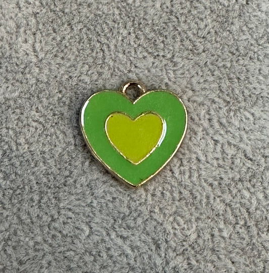 Green Multi Heart