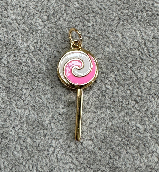 Pink Swirl Lollipop